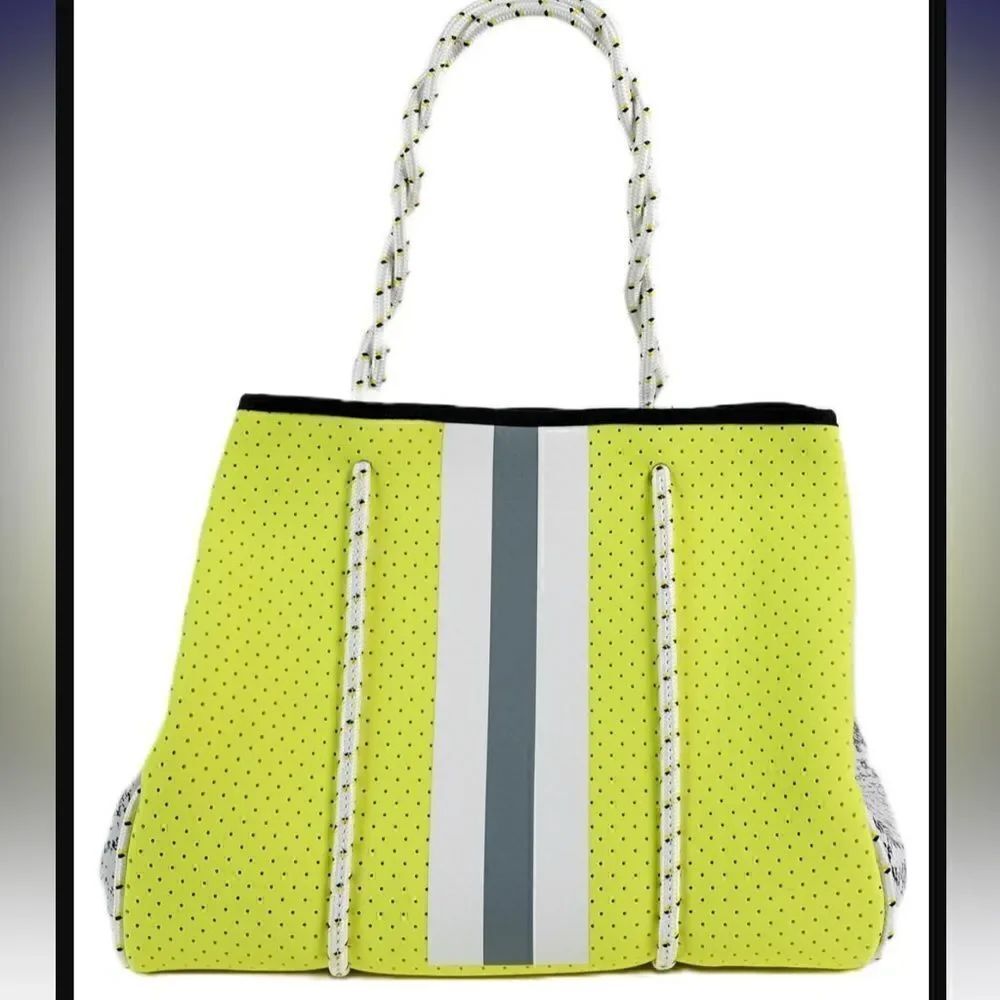 Parker & Hyde Neon Yellow Tote NWT